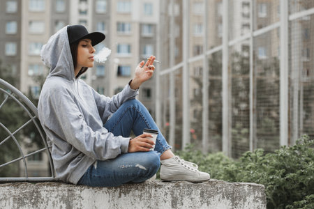 Smoking Teen Stock Photos And Images , 123RF